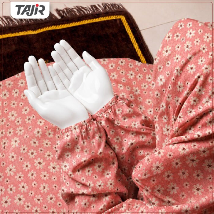 Namaz Chaddar(Large)-Pink Daisy